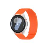 MMP SHOP Samsung Galaxy Watch 6/4 / 5/7 / Fe 40/42/44/46Mm İle Uyumlu 20Mm Desenli Manyetik Spor Kordon Turuncu
