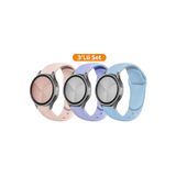 MMP SHOP Samsung Galaxy Watch 7 Fe 4 5 Pro 6 Seri 40 42 43 44 45 46 47 Mm Uyumlu 3'Lü Set Silikon Kordon Seti