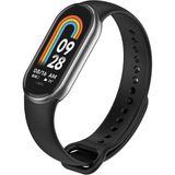 MMP Shop Xiaomi Mi Band 8 / 9 / 10 Uyumlu Akıllı Bileklik Yüksek Kalite Silikon Kordon Kayış - Siyah