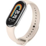 MMP Shop Xiaomi Mi Band 8 / 9 / 10 Uyumlu Akıllı Bileklik Yüksek Kalite Silikon Kordon Kayış - Starlight