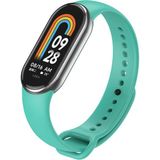 MMP Shop Xiaomi Mi Band 8 / 9 / 10 Uyumlu Akıllı Bileklik Yüksek Kalite Silikon Kordon Kayış - Turkuaz