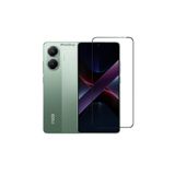 MMP SHOP Xiaomi Poco X7 Pro Uyumlu Tam Kaplayan Darbeye Dayanıklı Kırılmaz Cam Seramik Ekran Koruyucu