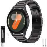 MMP Shop Xiaomi Watch S1 - S1 Active / S2 / S3 / S4 Mi Watch Uyumlu 22mm Paslanmaz Çelik Akıllı Saat Kordonu - Mi Watch S1-S1 Active-S2-S3 - Siyah