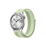 MMP SHOP Xiaomi Watch S4 / S3 / S2 / S2 Pro / S1 Active / S1 İle Uyumlu Hasır Örgü Spor Cırtlı Kordon Açık Yeşil