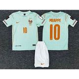Mmt Spor Fransa 2026 Dünya Kupası Kylian Mbappe Çocuk Forması 2li Sett 10 - Turkuaz - 5 - 6 Yaş