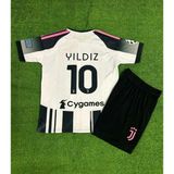 Mmt Spor Juventuss 2025-26 Yeni Sezon Kenan Yıldız Iç Saha Çocuk Forması 2 Li Sett 10 - Siyah - 11 - 12 Yaş