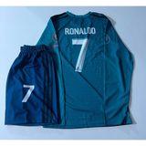 Mmt Spor M.a.d.r.i.d 2018 Cristiano Ronaldo Röveşata Çocuk Forması Uzun Kollu 2 Li Setti 7 - Turkuaz - 12 - 13 Yaş