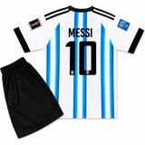 Mmt Spor Messi Arjantin Milli Takım 3 Yıldız Mavi Çoçuk Forması 10 Numara - Beyaz - 11 - 12 Yaş