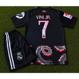 Mmt Spor R. Madridd 2024/25 Sezon Dragon Desenli Vını Jr Çocuk Forma 2 Li Settii 7 (Arma-Black-Red) - Siyah - 5 - 6 Yaş