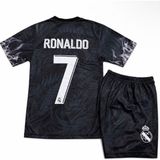 Mmt Spor Yeni Sezon Real Madrid Özel Konsept Ronaldo Çoçuk Forması - Siyah - 13 - 14 Yaş