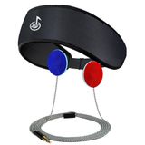 MMUSS Kablolu Ayarlanabilir Uyku Kulaklığı Kulak Isıtıcıları Stereo Kafa Bandı Kulak Muffs Ultra İnce Hoparlörler. Yan Uyuyanlar, Spor, Seyahat, Meditasyon için Mükemmel (Siyah)