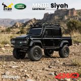 Mn Model MN111 1/18 Land Rover Defender 110 4WD Rc Model Rock Crawler Offroad Uzaktan Kumandalı Araba Truck Rtr Lisanslı Siyah+Dahili Işık Seti MN-111