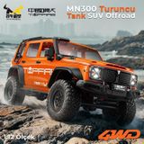 Mn Model Mn300 1/12 Tank Suv 4wd Rc Crawler Offroad Uzaktan Kumandalı Araba Arazi Aracı Model Car Truck Rtr Turuncu Mn-300 +dahili Işık Seti Mnmodel/mn300-orange