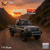 MN Model Mn82 Pro 1/12 Toyota Land Cruiser Lc79 4WD RC Model Crawler Offroad Truck Gümüş Uzaktan Kumandalı Araba