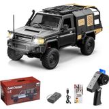 Mn Model MN82S 1/12 Supertourer Toyota Land Cruiser LC79 4WD Rc Model Uzaktan Kumandalı Araba Crawler Offroad Truck Rtr Lisanslı Siyah+Dahili Işık Seti