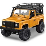 MN Model MN90 1/12 Land Rover Defender D90 4WD RC Model Crawler Offroad Uzaktan Kumandalı Araba Arazi Aracı Truck RTR Sarı MN-90 +Dahili Işık Seti