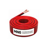 Mn250hkf 2X2.50 Mm Hoparlör Kablosu 30 Metre Siyah Kırmızı Amfi Oto Ses Sistemi Ev Sinema Kordon Kablo