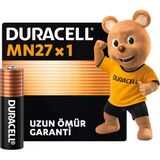 Mn27 Alkalin Özel Pil (Tekli) 12V (A27 L828), Uzun Kullanım Ömrü Garantili, Uzaktan Kumandalarda, Kapı Zillerinde, Güvenlik Sistemlerinde Kullan