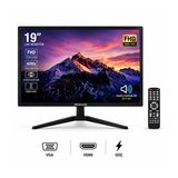 MN6 IRN-Q19WS 19 İnç Full HD LED Monitör 1920x1080 60Hz HDMI VGA 3 Rca Ses Çıkışı Düşük Mavi Işık Bilgisayar Monitörü