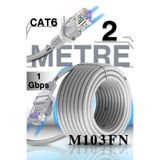 MN6 M103FN 2 Metre Internet Kablosu/UTP-CAT6/Gigabit/Destekli/ethernet Kablosu 2 Metre/iç Mekan Uyumlu