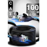 Mn6 M106 100 Metre Internet Kablosu/Utp 0.50Mm Cat6 Iki Kat Korumalı/İç Dış Mekan/100 M Ethernet Kablosu