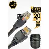 MN6 M106 20 Metre Internet Kablosu/utp 0.50mm Cat6 Iki Kat Korumalı/iç Dış Mekan/20 M Ethernet Kablosu