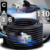 Mn6 M106 Cat6 Utp Ethernet Kablosu 110 Metre, Dış Mekan Uv Korumalı Çift Katmanlı Pe+Pvc 0.50Mm