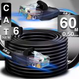 Mn6 M106 Cat6 Utp Ethernet Kablosu 60 Metre, Dış Mekan Uv Korumalı Çift Katmanlı Pe+Pvc 0.50Mm