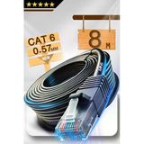 Mn6 M107x Cat6 Ethernet Kablosu 8 Metre, Uv Korumalı, 23Awg 0.57Mm, Pe+Pvc Çift Katmanlı Dış Mekan Uyumlu