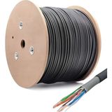 Mn6 M108XF 150 Metre Internet Kablosu/ftp 0,60MM Cat6 23AWG/İKI Kat Korumalı/ethernet Kablosu 150 Metre/iç Dış Mekan Uyumlu/high Performance Cable