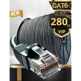 Mn6 M108XF Cat6 FTP Ethernet Kablosu 280 Metre Dış Mekan UV Korumalı Çift Katmanlı PE+PVC Parazit Önleyici 23AWG 0.60mm