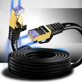 MN6 M109F Cat7 Ethernet Kablosu 10 Metre, Bakır İletken, STP, 10 Gbps, Altın Kaplama RJ45, 5G Modem ve Router Uyumlu