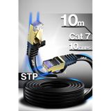 MN6 M109F Cat7 Kablo 10 Metre/Bakır-10Gbps-50 Mikron Altın Kaplama/10M Cat7 Ethernet Kablosu