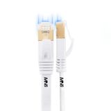MN6 M112GM 10 Metre Cat7 Kablo/Flat-10GBPS-600MHZ-RoHs Sertifikalı/10 Metre Cat7 Ethernet Kablosu (M112GM CAT7 FLAT, Beyaz, 10)