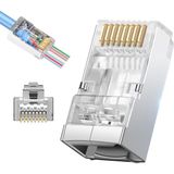 MN6 M117XF Cat6 Jack/140 Adet-Metal Ez/yeni Nesil RJ45 Cat6-8p/8c Açık Uçlu/cat6 Konnektör