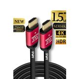 MN6 M304K 4k hdmi kablo/hdmi kablo 1.5 Metre-HDR-HDTV2.0-3D-24K gold-Plated connector Ultra P hdmi kablo