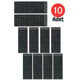 Mn6 Mf01 Türkçe F Klavye Sticker/Kaliteli -10 Adet/Türkçe F Klavye Etiketi