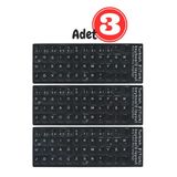 MN6 MF01 Türkçe F Klavye Sticker/Kaliteli PVC-3 Adet/Türkçe F Klavye Etiketi