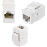 MN6 MN118CK Cat6 RJ45 Dişi Dişi Klipsli Ethernet Kablo Birleştirici ve Internet Kablosu Uzatma Aparatı 8P8C 250 Mhz - 10 Adet