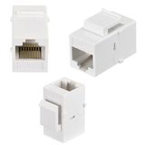 MN6 MN118CK Cat6 RJ45 Dişi Dişi Klipsli Ethernet Kablo Birleştirici ve İnternet Kablosu Uzatma Aparatı 8P8C 250 MHz, 10
