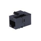 MN6 MN119CK Cat6 RJ45 Dişi Dişi Klipsli Ethernet Kablo Birleştirici ve Uzatma Aparatı-2 Adet Siyah