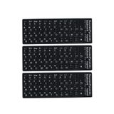 MN6 MR01 Rusça Klavye Sticker/3 Adet-Laptop PC Uymlu-Silinmez/Rusça İngilizce Klavye Etiketi