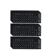 MN6 MR01 Rusça Klavye Sticker/50 Adet-Laptop PC Uymlu-Silinmez/Rusça İngilizce Klavye Etiketi
