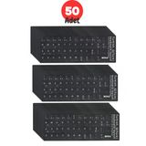 Mn6 Mtrq Türkçe Q Klavye Sticker/50 Adet/Laptop Pc Uymlu Türkçe Q Sticker/Türkçe Q Klavye Sticker