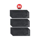 Mn6 MTRQ Türkçe Q Klavye Sticker/Silinmez-Laptop Pc Uymlu-50 Adet/Türkçe Q Sticker