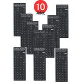 MN6 MTRQ Türkçe Q Klavye Sticker/Silinmez-Laptop Pc Uymlu/Türkçe Q Sticker-10 Adet