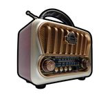Mn6 Ns-09 Nostaljik Radyo/Tws Destekli/18650 Li Pil/Ses Bombasi