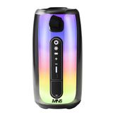 MN6 Pluse 7 Ses Bombası/360°ledli Bluetooth Hoparlör/10saat Kesintisiz Oynatma/4q 15 W*1 Hoparlör-bt5.3 (Pluse 7 Siyah)