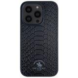 MN6 Santa Barbara Polo Knight-iphone 14 pro deri kılıfı-yılan Derisi Tasarımı-iphone 14 pro deri kılıfı apple-Telefonunuzu hem korumak hem de tarzınızı yansıtmak için ideal Bir seçenektir(Siyah)