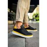 MN979 - Santoni GBT Spor Erkek Ayakkabı SIYAH/SARI